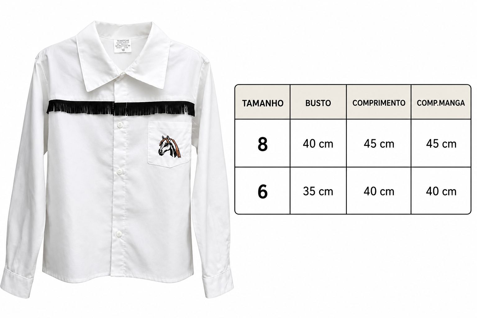 CAMISA COWBOY LISA C/FRANJA REF 423